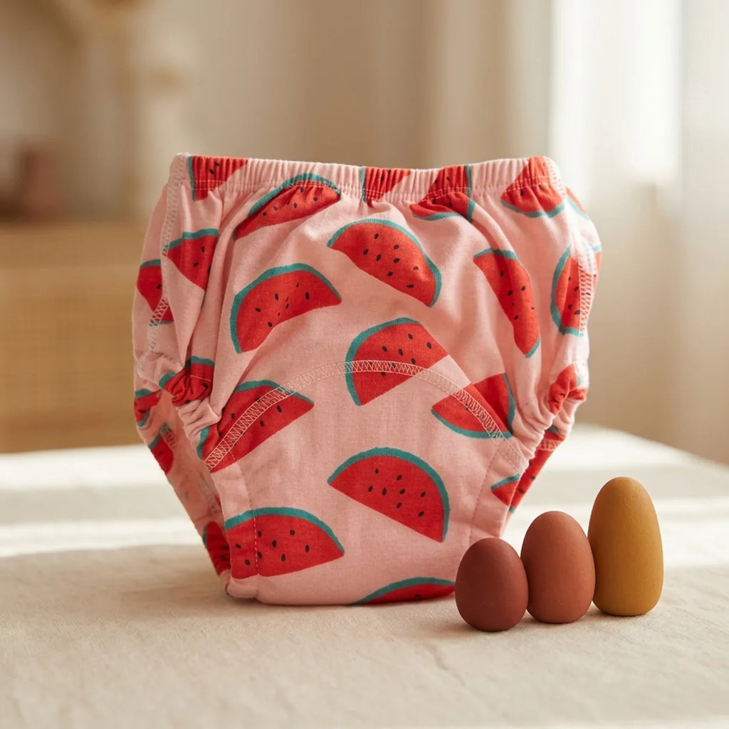 Culotte d'apprentissage lavable motif pastèques