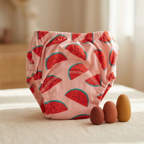 Culotte d'apprentissage lavable motif pastèques